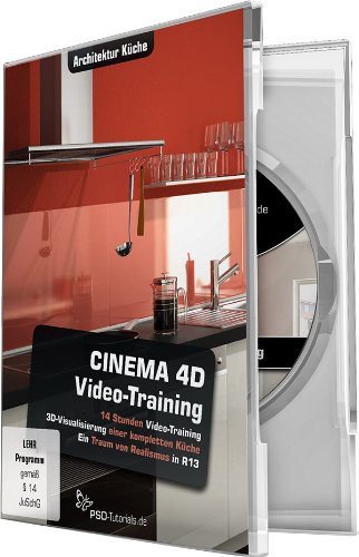 Preisvergleich Produktbild CINEMA 4D-Video-Training - Architektur Küche: Dein neuer Job: Star-Architekt!