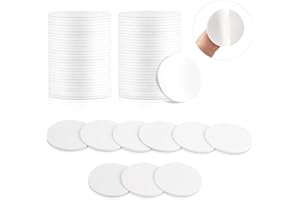 TELOOCO NFC Tag 30Pcs NFC Stickers White NTAG215 Tag Rewritable Round Coin NFC Cards with Adhesive Back Compatible with Tagmo NFC Enabled Mobile Phones