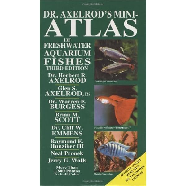 洋書　Dr. Axelrod's Mini-Atlas 淡水魚 Dr. Axelrod's Mini-Atlas of Freshwater Aquarium Fishes