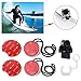 Produktbild micros2u 8 Stück Surfen Surfbrett Surf Pack Tethers Halterungen für GoPro Hero