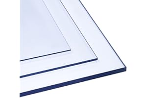 Polycarbonat-Platte 30x150cm 12mm dick - UV-beständig Bruchsicher Glas-Klar Robust & Vielseitig - Zuschnitt von Polycarbonat Transparent - PC Kunststoff-Glas - Gewächshaus-Platten
