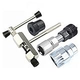 Tookie Bike strumento di riparazione pneumatici, 4 in 1 utensile per MTB bici gomito rimuovere volano/taglio catena/Axis kit di ciclismo