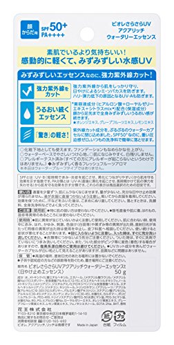 Biore KAO JAPAN AQUA RICH Sarasara SPF50+ PA++++ NEW 2015 50g Sunscreen - 6