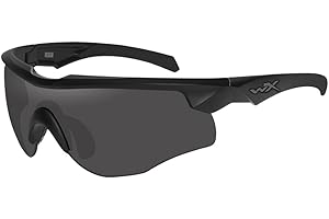 Wiley X │ WX Rogue Comm | Sonnenbrille Herren | Schutzbrille │ Taktische Militärische MTB Brille Laufbrille Radfahren Fahrt Wandern Fischen Outdoor-Aktivitäten Airsoft | 100% UVA/UVB-Schutz