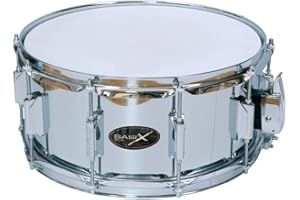 PURE GEWA Snare Drum Classic Steel 14x6.5" chrome-plated steel