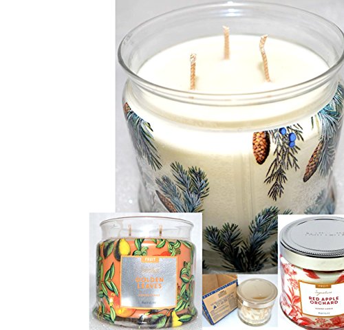 PartyLite 3-Docht-Duftwachsglas „Marshmallow-Vanille“ - 7