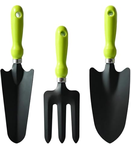 Linkidea 3-Piece Handheld Gardening Tool Set – Stainless Steel Shovel & Rake For Succulents, Potted Plants & Lawn Care 5 thumbnail image