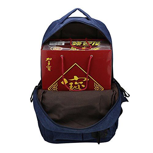 0159 # Qualitativ Leinwand Notebook Laptop Tasche Rucksack Herren & Frauen Casual Rucksack Bag 43,2 cm Anzug für 14/15,6/43,2 cm Laptop grün 17inch - 9