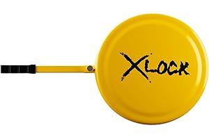 STREETWIZE ACCESSORIES Streetwize - [Heavy Duty] Full Face Round X Locker Steering Wheel Cover, Anti Theft Visual Deterrent Car Protection Safety Security Steering Wheel Lock Bright Yellow 39cm Diameter (SWUXSL2)