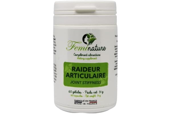 Féminature | Raideur Articulaire - Glucosamine Chondroïtine MSM – Soutien Cartilage, Ligaments & Tendons – 60 Gélules - Prévention Usure - Fabriqué en France