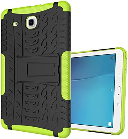 Samsung Galaxy Tab E 9.6" Case,AyiHuan Shock Proof Armour Dual Protection Case Cover with Built-in Kickstand for Samsung Tab E SM-T560 / T561 / T565 9.6-Inch Tablet,green