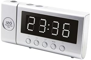 Soundmaster FUR6100SI PLL FM radio z projektorem, podwójny alarm