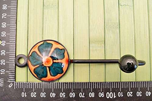 Garderobenhaken 4 x 13 cm - 2