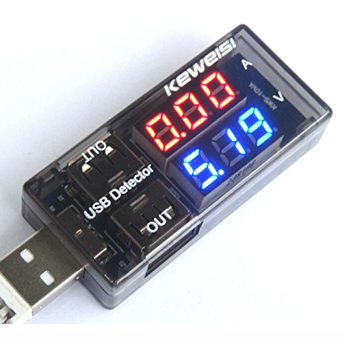 USB Charger Doctor Current Voltage Charging Detector Battery Tester Volt meter Ammeter RS.599 (70.00% Off) - Amazon