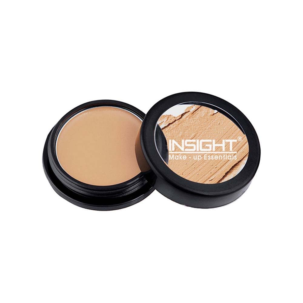 INSIGHT Makeup Natural Full Coverage Concealer Cream For Normal Skin|HD Look |Waterproof |Minimize Fine Lines |Medium Coverag