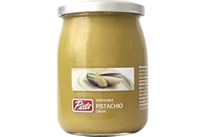 Alvies Pisti Pistachio Cream Spread, Creamy & Spreadable, Versatile Paste Spread, No Palm Oil or Artificial Ingredients, Pistachio Butter(600gm) Cream Jar