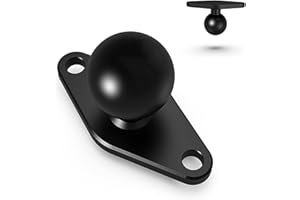 GENERIC 1 Inch Ball Head Connection Rod Diamond Base Head Gimbal Hollow Ball Head Adapter/Phone Holders Accessories, GPS Ball Head System Compatible with RAM Mount/iMESTOU Mounts (1 Piece, SZZS-R4)