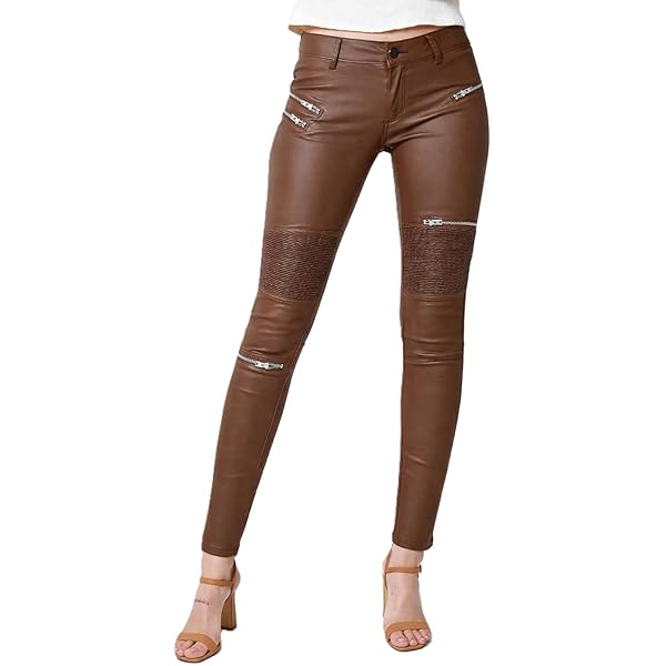 odern Lederen Broek et Slanke Pasvor