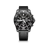 Victorinox Herren Chronograph Quarz Uhr mit Leder Armband 241786