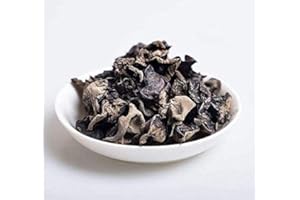 BALSARA'S 200g Edible Dried Black Fungus Cloud Ear Fungus Wild Mushrooms Cloud Ear Fungi Auricularia Polytricha Chinese Japanese Asian Cooking Baking