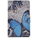 Produktbild Samsung Galaxy Tab 3 Lite 7.0 inch SM-T110/T111/T113 Hülle, Grandoin(TM) Retro Leder Foliant Buch-Stil-Art-stehender stoßabfangende Hülle, ausgezeichnete Qualität hübsche bunte elegante Muster-erstklassiges PU-Verschluss Design exakte vollkommend schützende Schnapphülle, passend für Samsung Galaxy Tab 3 Lite 7.0 inch SM-T110/T111/T113 mit Ständer-Funktion