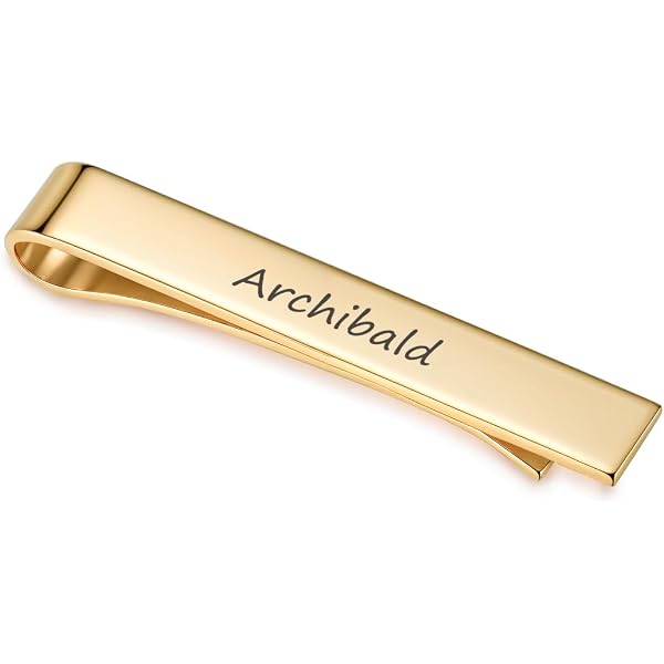 UBGICIG Krawattenklammer Set – 3 Stück Aus Edelstahl, Vergoldet/silber/schwarz, Personalisierbar, Elegant