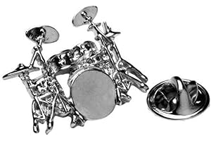 Gifticuffs Drum Kit Pin Badge