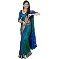 Jaanvi Women's Traditional Kanjivaram Silk Saree With Zari Work & Unstitched Blouse Piece (mothers day gift)