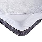 Bedecor® Matratzenschoner Wasserdicht Wasserundurchlässige Matratzenauflage Molton 90×200 cm Original OEKO-TEX® - 4