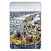 Produktbild Bathroom Bath Rug Kitchen Floor Mat Carpet,Cityscape,Aerial View of Riga City European Cultural Urban Mod Print Horizon with Old Tower Decorative,Multi,Flannel Microfiber Non-slip Soft Absorbent