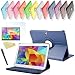 Produktbild SVS 3in1 SET Tab S 10.5 360° Schutzhülle + Folie + Pen Samsung Galaxy Tab S SM-T800 / T801 / T805 Tasche Etui (Dunkelblau)