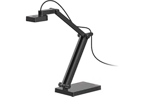 Dokumentenkamera IPEVO V4K PRO Ultra HD USB mit KI-gestütztem Mikrofon, für Visualisierung im Klassenzimmer, Online-Unterricht, Lernen von zu Hause aus, Streaming, mit Geräuschreduzierung