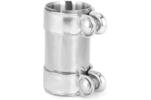 Yctze Collier de serrage de tuyau d'échappement, adaptateur de Tube de coupleur de connecteur de manchon d'échappement 65x125mm 18101745427 adapté pour 128i 323Ci 323i 325Ci