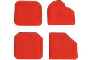 EJOYOUS Środek do usuwania szczeliwa silikonowego, zestaw 4 sztuk / zestaw narzędzi wygładzających, zestaw narzędzi do uszczelniania wielokierunkowego, silikonowego aplikatora, silikonowego środka