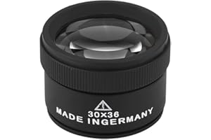 BRINO 30X36 Loupe de Bijoux Professionnelle Lentille Loupes Oculaire Bijoutier Outil d’Inspection pour Timbre et Pièces ou Collection