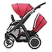 Babystyle Oyster Max 2 Tandem Pushchair - LIE FLAT - Black/Tomato - NEW 2015