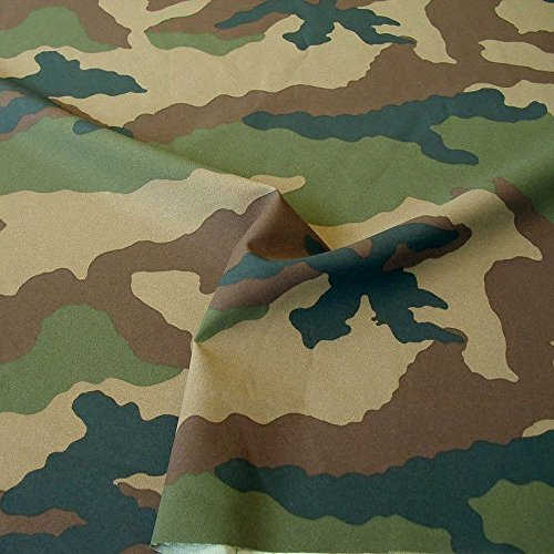 Camouflage-Stoff Meterware - robust und reißfest - Nylonstoff im 4 Farben Tarndruck