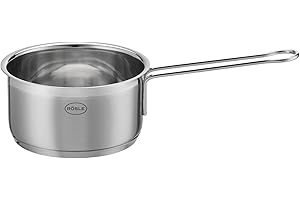 RÖSLE Elegance Casserole à Sauce/Beurre, Casserole à Queue Haut de Gamme pour Petites Quantités de Sauce ou de Beurre Fondu, Acier Inoxydable 18/10, Compatible Induction, Passe au Lave-Vaisselle