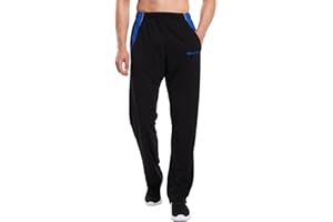 ZENGVEE 1/3 Pack Tracksuit Bottoms Men Lightweight Jogging Trousers with Pockets Sport Casual Sweatpants for Running Work Joggers Gym Training