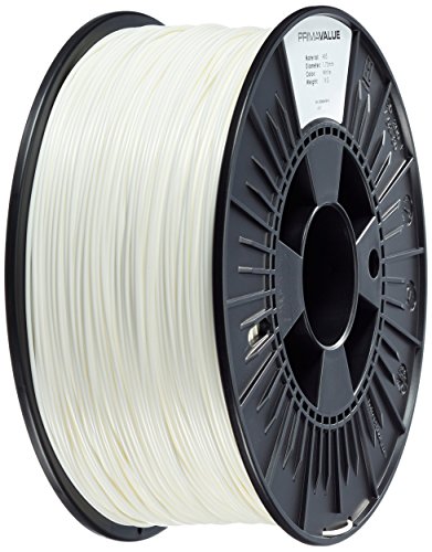 Prima Filaments PV-ABS-175-1000-WH PrimaValue Filamento ABS, 1.75 mm, carrete de 1 kg