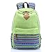 Produktbild Foluton Damen Schulrucksack Rucksack Schulranzen Casual Canvas Daypacks mit Retro Muster für Mädchen Junge Jugendliche Reisen Schule Studenten Teenager