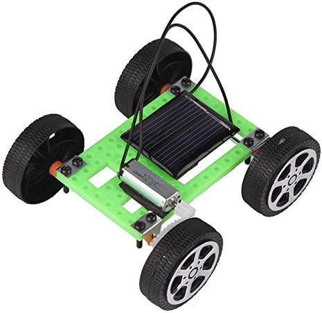 ShenLiNan Mini Plastic Solar Powered Motor Toys DIY Set Car Educational Gadget