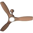 Orient Electric 1200 mm Aerosense| Smart fan with IoT & Remote| BLDC fan with underlight| Save up to 50% on electricity bills| BEE 5-star rated| 5-year warranty by Orient | Tangerine Brown