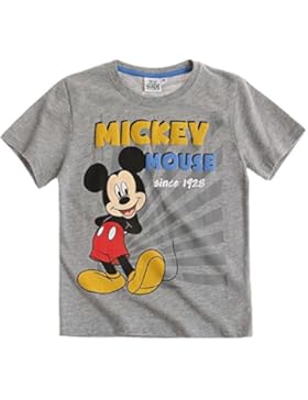 Mickey Mouse Kollektion 2017 T-Shirt 92 98 104 110 116 122 128 Kurz Jungen Sommer Neu Maus Disney Grau