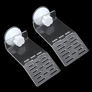 SENZEAL 2x Tankschildkröte Terrasse Kunststoff Fischtank Rest Schildkröte Plattform Landschaftsbau Weiß