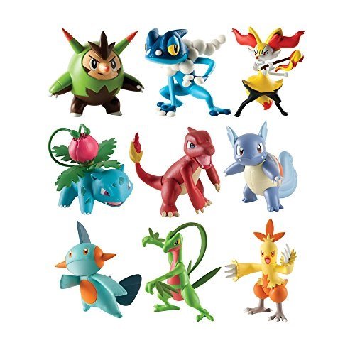 Pokémon T18524 - Pokémonfiguren, 3-er Set, assortiment