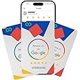 Upgraving Three Google Review Cards with QR Code- Boost Your Google Online Presence | Reusable Smart Card| Tap to Review Card| Boost Reviews Easily| Enhance Google Ratings