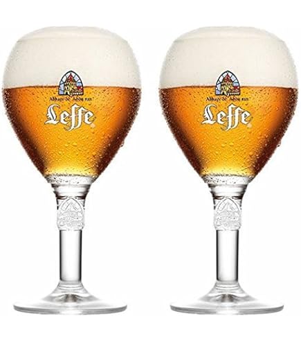 Verre à Bière Officiel La Chouffe - 330 Ml - Style Chalice - Qualité Premium - Idéal Cadeau Bière Amateurs - 4