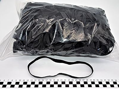 Progom - Elastiques - 200(Ø127) mm x 10mm - Noir - sac de 1kg