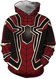 100% Poliéster OLIPHEE Sudaderas con Capucha Estampado 3D Impresión de Anime Fantasia para Niños 67-M